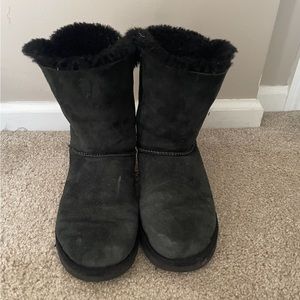 UGG Black Bailey Bow boots
